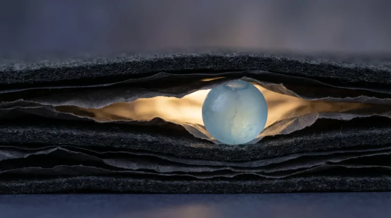 Abstract depiction of emotional healing with light breaking through darkness.