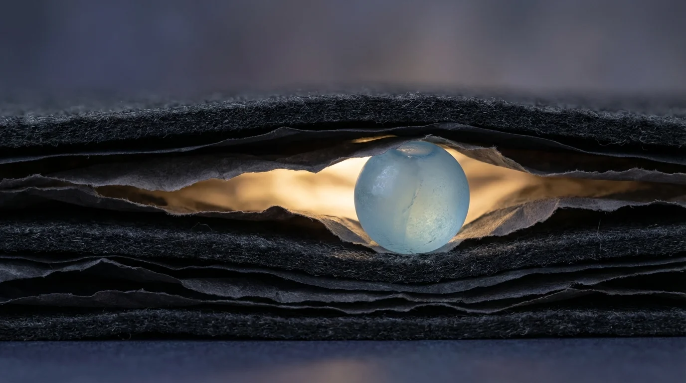 Abstract depiction of emotional healing with light breaking through darkness.