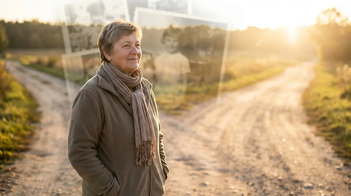 A confident individual looking toward a bright, open future after divorce.