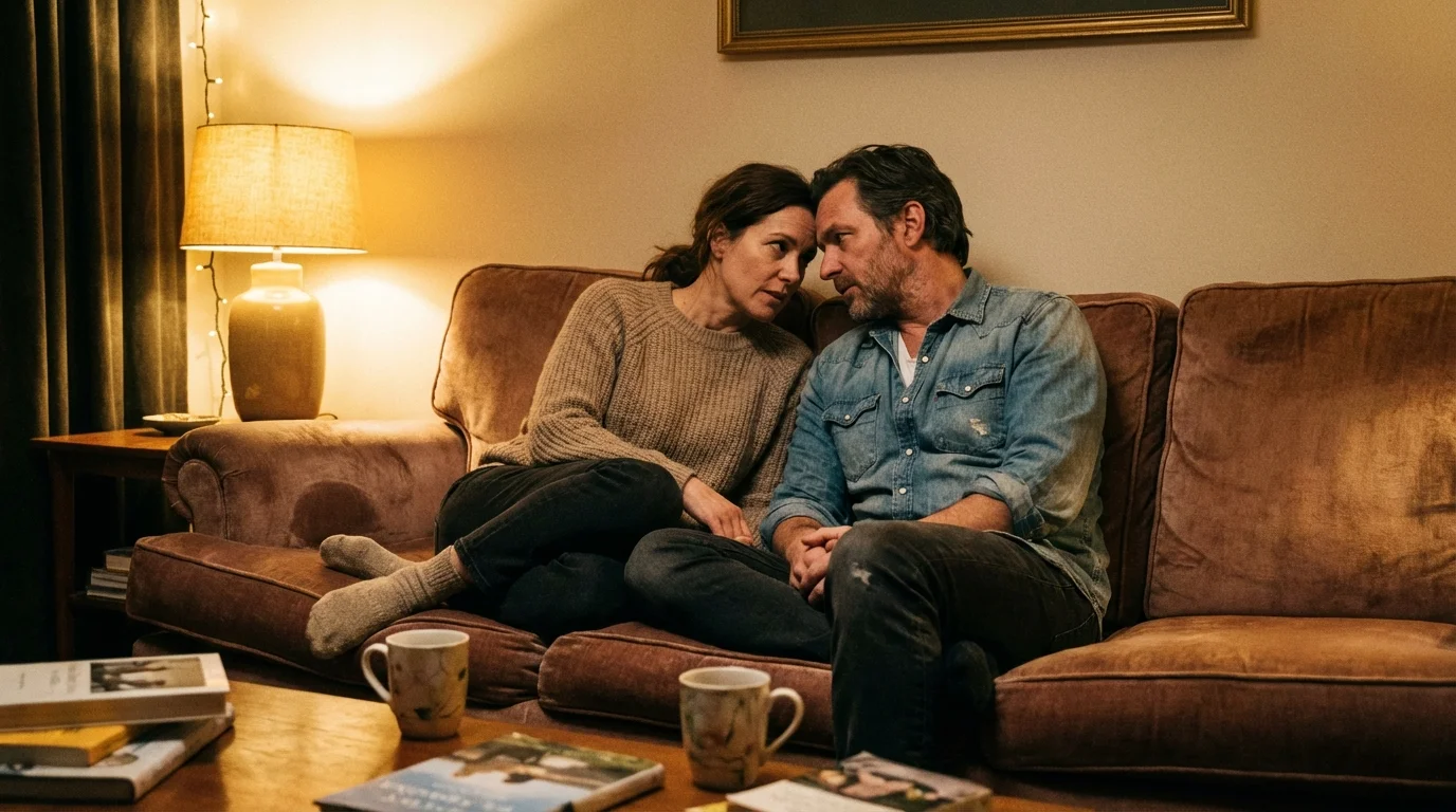 Couple sharing a meaningful, intimate conversation to deepen their emotional connection.