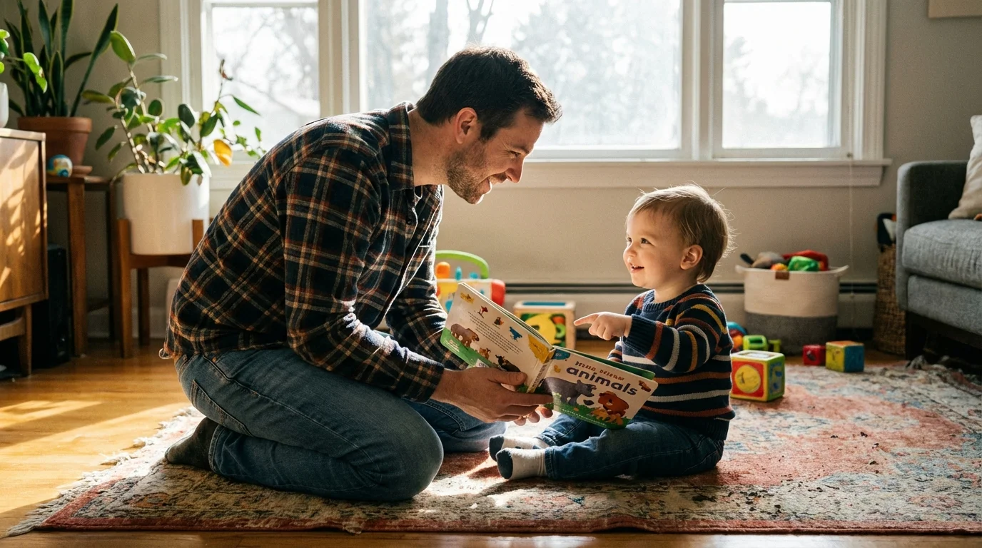 Parent engaging lovingly with a child to prioritize their emotional needs.