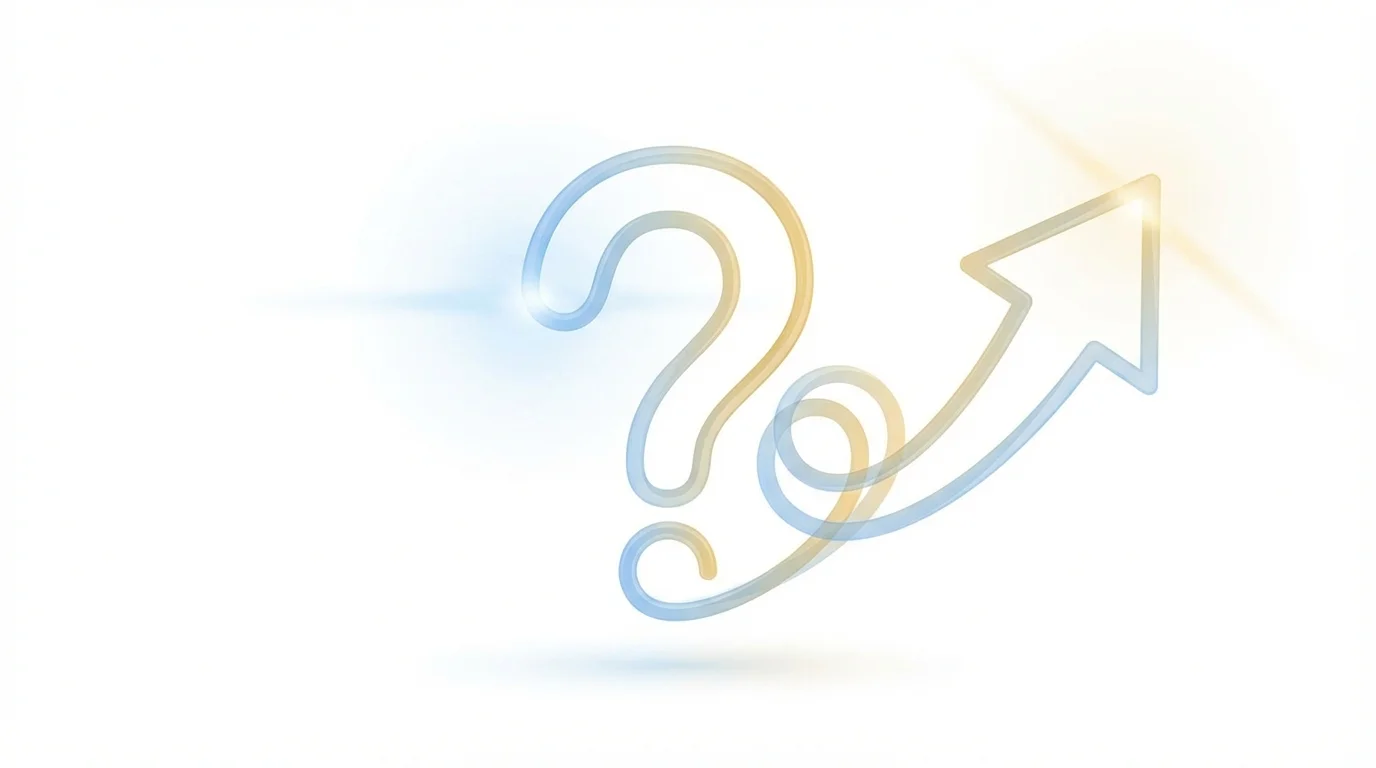 Graphic representing questions leading to directional clarity in personal growth.